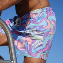 Load image into Gallery viewer, Marble Waves Swim Short