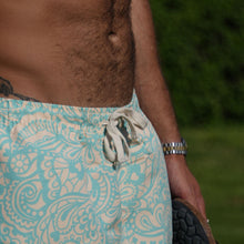 Load image into Gallery viewer, Yellow Floral Swim Short