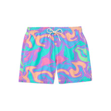 Load image into Gallery viewer, Marble Waves Swim Short
