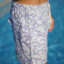 Load image into Gallery viewer, Abstract Floral Swim Short