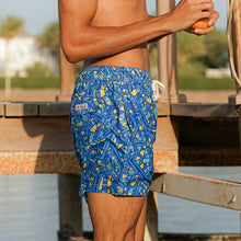 Load image into Gallery viewer, Abstract Mosaic Swim Short