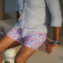 Load image into Gallery viewer, Ikat Ornament Swim Short