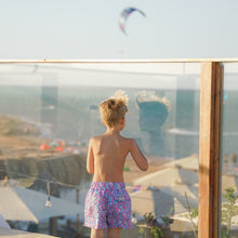 Load image into Gallery viewer, Floral Leaf Kids Swim Short