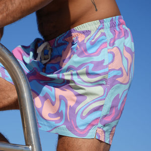 Marble Waves Swim Short