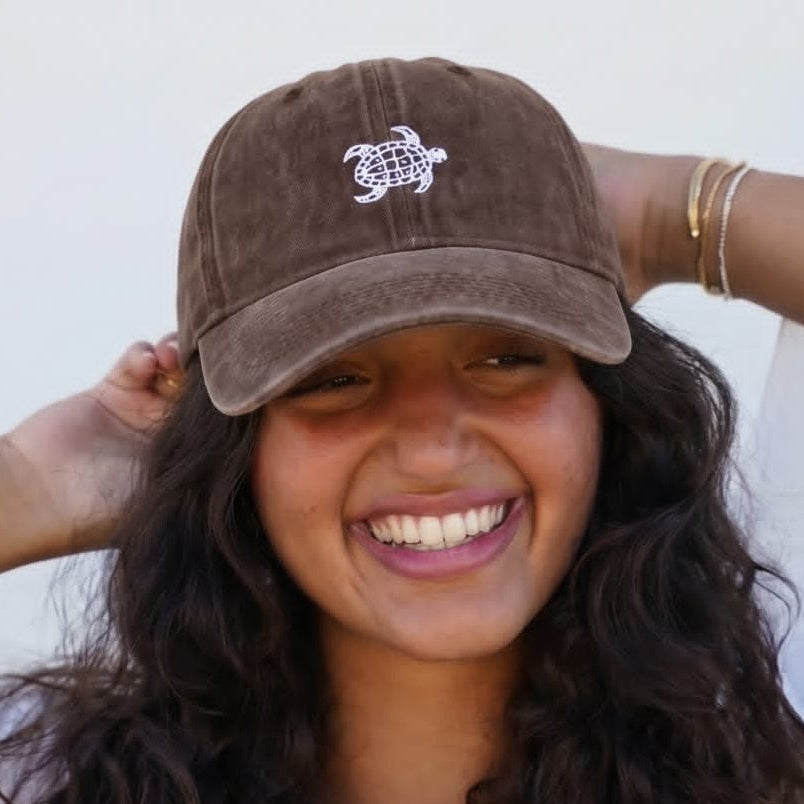 Sea Turtle Washed Cap