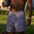 Ethnic Ikat Swim Short