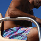 Marble Waves Swim Short