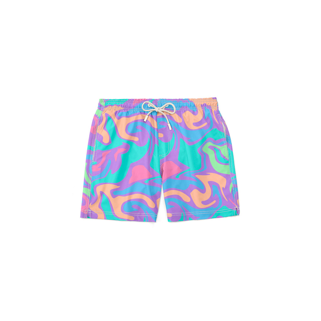 Marble Waves Kids Swim Short