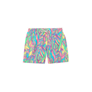 Feathered Ethnic Kids Swim Short