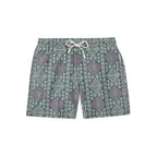 Purple Tribal Swim Short
