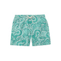 Abstract Green Swim Short