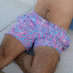 Floral Leaf Swim Short