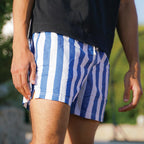 Blueberry Stripes Swim Short