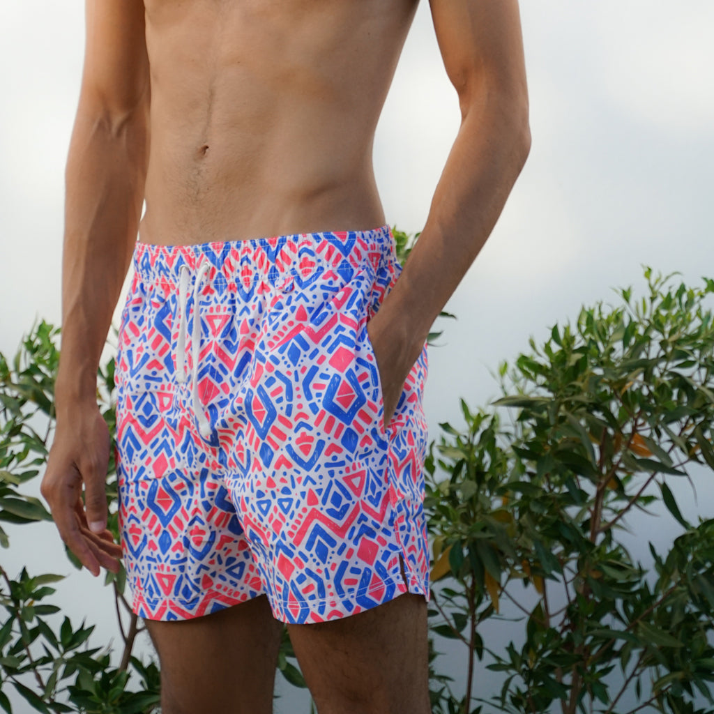 Ikat Ornament Swim Short