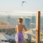 Floral Leaf Kids Swim Short
