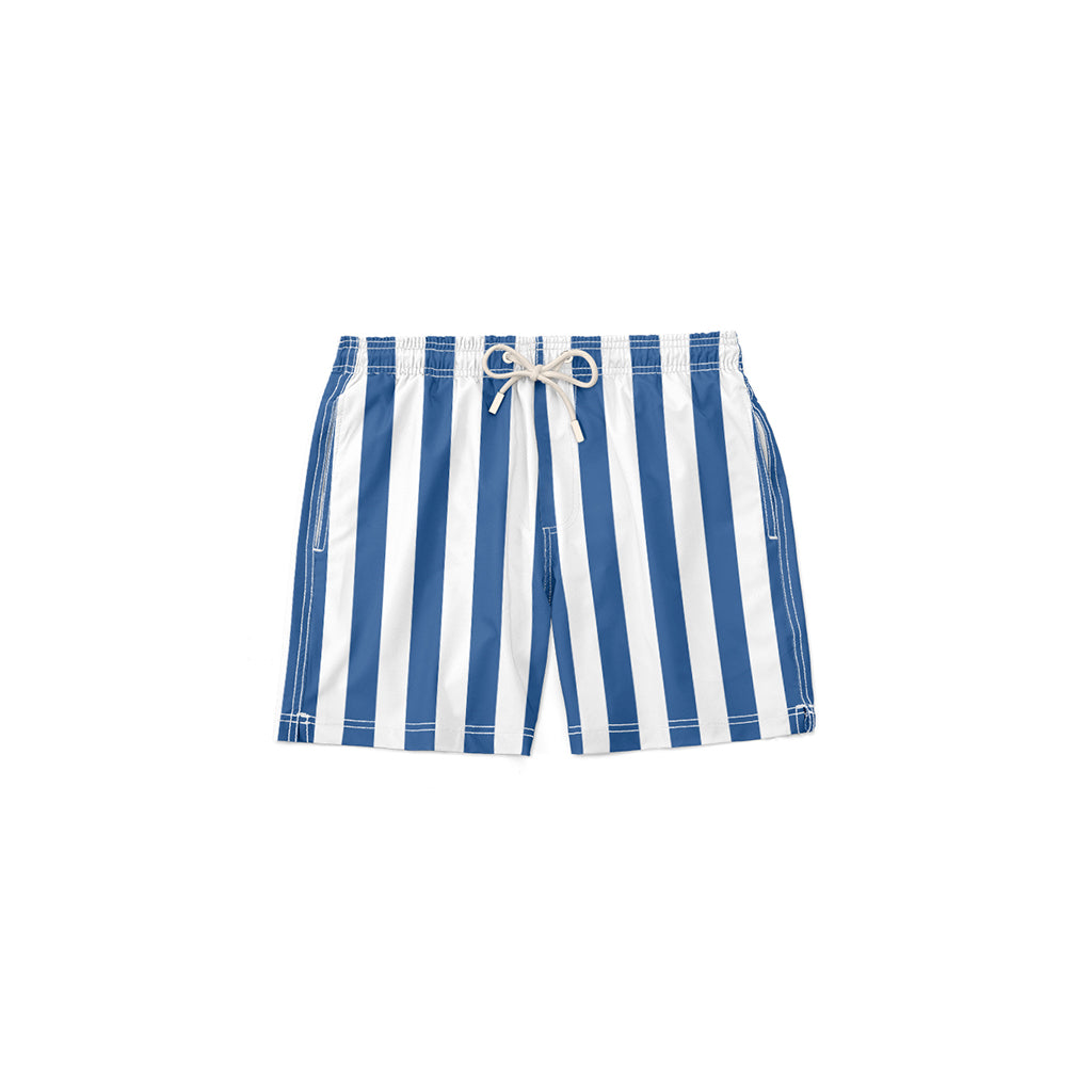 Blueberry Stripes Kids Swim Short