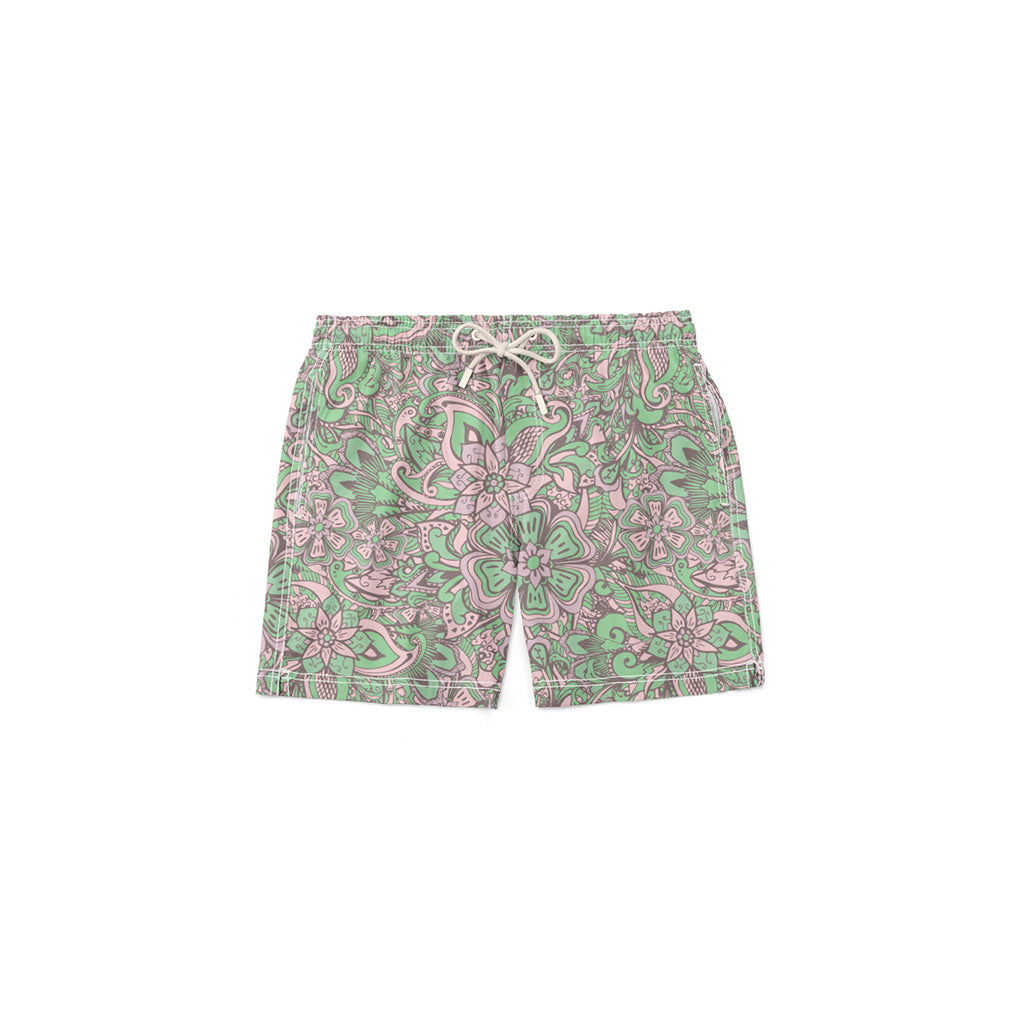 Indian Floral Kids Swim Short