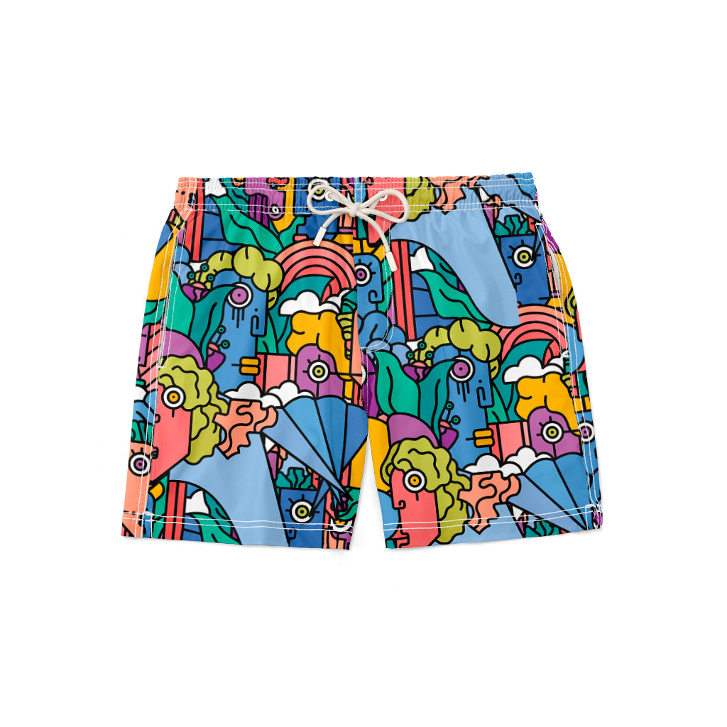 Faces Swim Short
