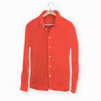 Classic Linen Long Sleeve Shirt - Angry Flamingo