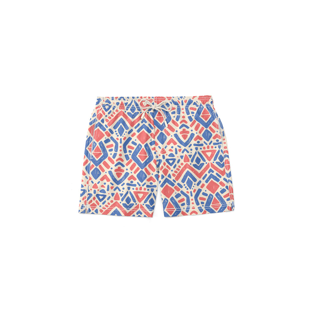 Ikat Ornament Kids Swim Short
